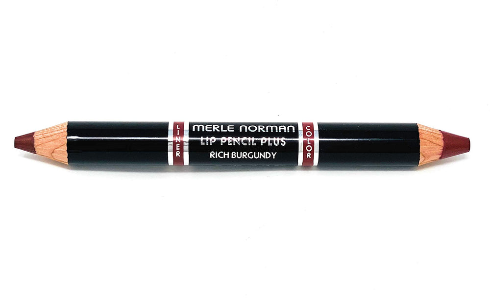Merle Norman Lip Pencil Plus Rich Burgandy for precise lining and long-wearing color.