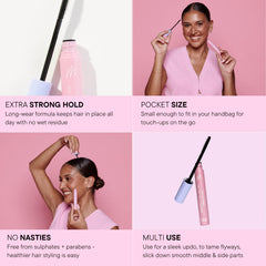 Mermade Hair Gel Wand baby-hair-control for neat, framed looks.