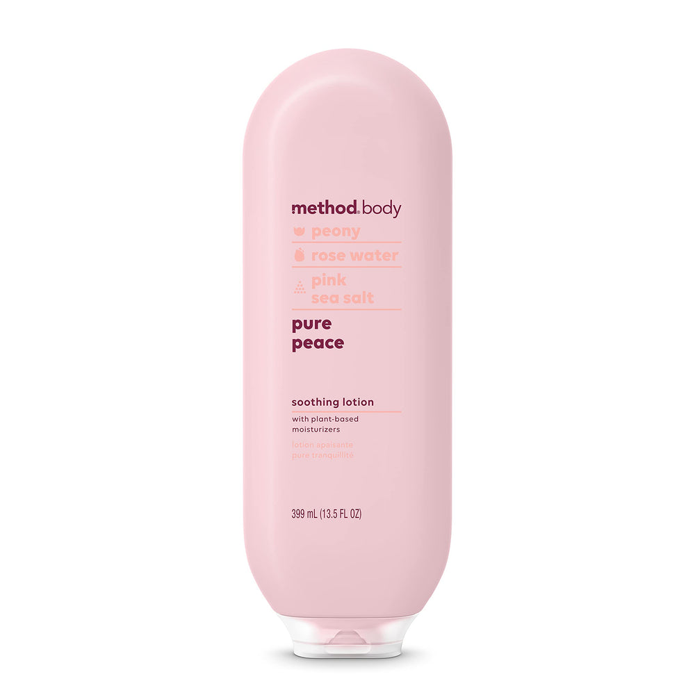 Method Daily Lotion Pure Peace bottle ready for all-day hydration.