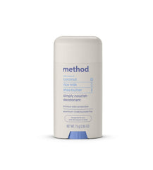 Method Simply Nourish coconut rice milk shea butter deodorant stick for daily freshness