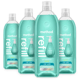 Method Gel Hand Soap Refill Waterfall bottle with recyclable packaging and gentle cleansing