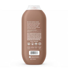 Method Men Sandalwood + Vetiver body wash bottle side – easy grip for quick showers.