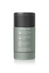 Application shot of Method Mens Juniper & Sage deodorant delivering everyday protection.