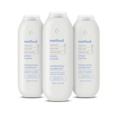 Method Simply Nourish conditioner bottle front highlighting daily hydration.