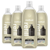 Method Premium Gel Hand Wash Refill bottle in Vetiver Amber scent for soft, clean hands.