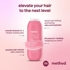 Soft and silky hair texture after using Method Pure Peace shampoo