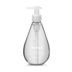 Method Sweet Water hand soap bottle at sink with refreshing cleanse.