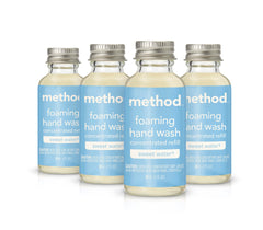 Method Sweet Water refill pack of 1oz ready for use with sustainable materials.