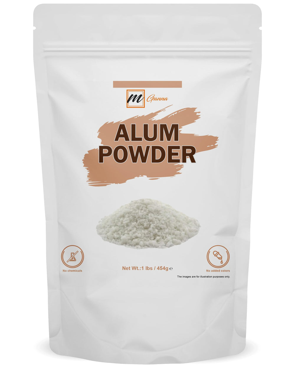mGanna alum powder for water purification and safe hydration