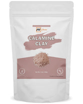 mGanna Calamine Clay Powder packaging close-up, ideal for DIY skincare preparation.