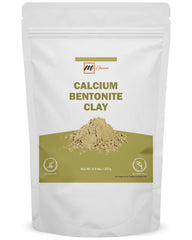 mganna calcium bentonite clay powder packaging for home use and DIY skin care.