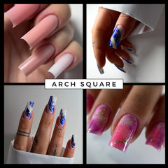 MGART nail forms require no cutting, just shape the free edge.