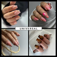 MGART Dual Nail Forms release cleanly after polymerization for easy removal.