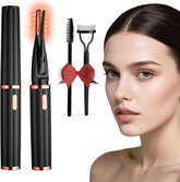 MGKO heated eyelash curler 2-in-1 clip for quick, natural lift.