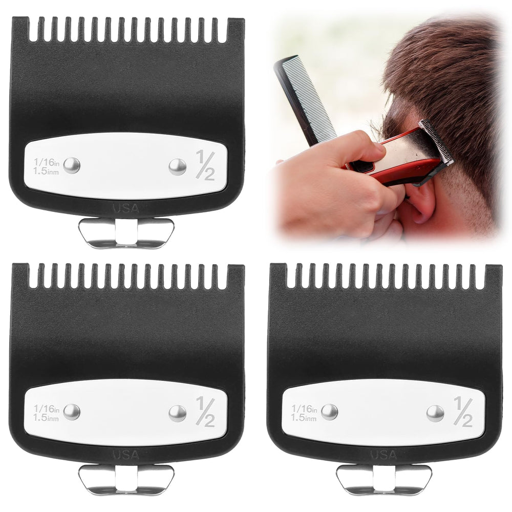 mgmooa 1-16 inch metal guard close-up for Wahl clippers shows precise length control