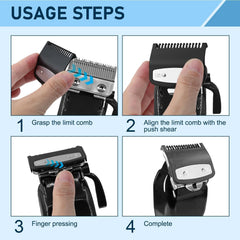 mgmooa Wahl clipper guard set with snug fit for smooth cuts