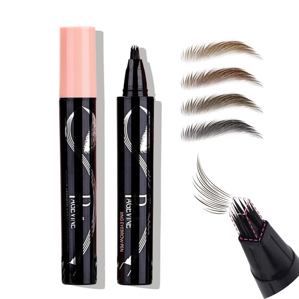 Mgviiiva Eyebrow Pen with angled brush for precise hair-like strokes