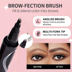 Mgviiiva Eyebrow Pen is smudge-proof and easy to remove with makeup remover
