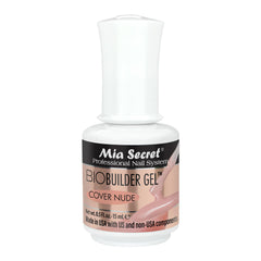 Mia Secret Bio Builder Gel Cover Nude bottle ready for precise gel application.