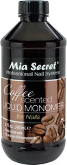 Mia Secret Coffee Scented Liquid Monomer bottle shows a fresh aroma for smooth application
