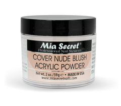 Mia Secret Cover Nude Blush acrylic powder for natural nail coverage and durable salon-quality results