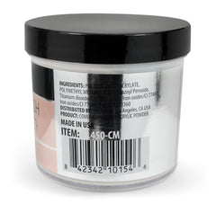 Nails enhanced with Mia Secret Cover Nude Blush Acrylic Powder for natural look