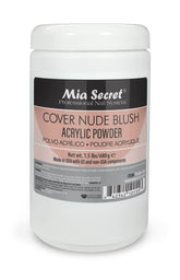 Mia Secret Cover Nude Blush acrylic powder packaging for professional use and easy application.