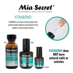 Mia Secret professional nail prep set with compact bottles for salons