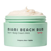 Miami Beach Bum oregano oil bottle for soothing skincare ritual