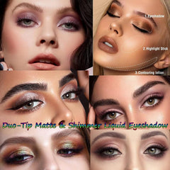 MiaSarah Rosy Brown Matte End for base and matte color application.
