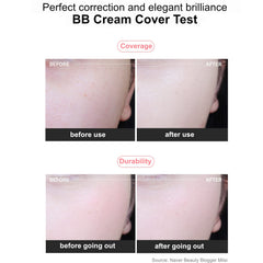 Swatch on skin demonstrates even tone with lightweight feel.