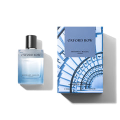 Michael Malul Oxford Row packaging box ideal for gifting with lasting impression.