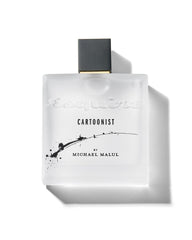 Michael Malul Cartoonist Esquire fragrance bottle pour enhances everyday refinement