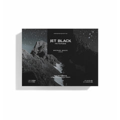 Michael Malul Jet Black Intense bottle close-up showcasing bold, long-lasting fragrance