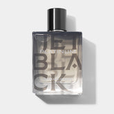 Michael Malul Jet Black Platinum bottle front view showing bold, sophisticated design
