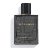 Michael Malul Jet Black Reserve bottle front view for bold evening presence.