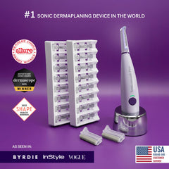 MICHAEL TODD Sonicsmooth Pro+ dermaplaning diamond tips for smooth exfoliation