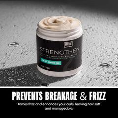 Miche Beauty Strengthen Protein Deep Conditioner delivers soft, frizz-free, bouncy curls after use