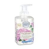 Michel Design Works hydrangea foaming soap bottle with pump for kitchen or bathroom
