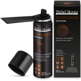 Michel Mercier Hair Root Touch Up Spray bottle showcases precise, mess-free color delivery.