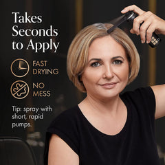 Michel Mercier unique applicator delivers targeted color for minimal mess.