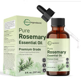 Micro Ingredients Rosemary Essential Oil bottle ready for diffusion or DIY blends.