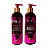 Mielle Pomegranate and Honey shampoo bottle for detangling and moisture on Type 4 hair.