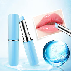 MIESCHER lip balm tube side view highlighting compact moisture on the go.