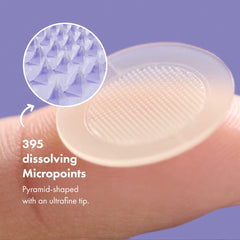 Mighty Patch Micropoint dermatologist-tested label signaling safety