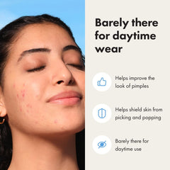 Mighty Patch Mini daytime wear on skin for discreet use during daily activities.