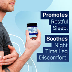 MIGRASTIL bedtime-relaxation routine featuring cooling magnesium cream.