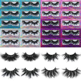 Mikiwi 25mm mink lashes in a full-strip style for bold eyes.