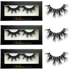 Mikiwi eyelashes show ultra-soft, light-weight fibers for comfortable wear
