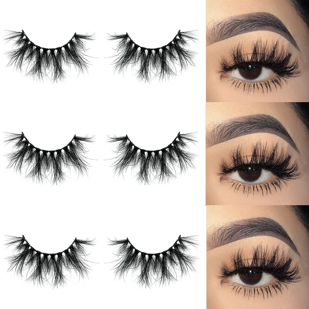 Mikiwi mink lashes 5D with dramatic fluffy fullness for bold eyes